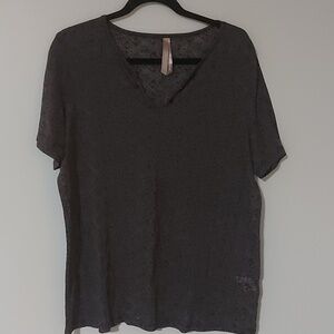 3/$10 Penningtons sheer grey/black tshirt
